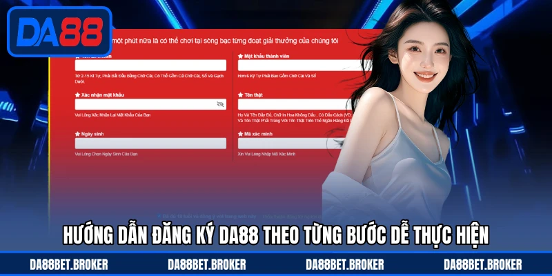 Đăng Ký DA88 - Mở Tài Khoản Nhanh Để Bắt Đầu Trải Nghiệm
