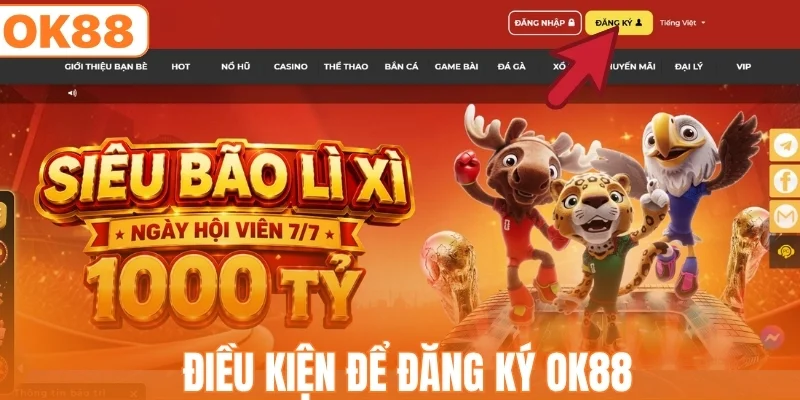 Đăng Ký OK88 | Mở Tài Khoản, Mở Thế Giới Game 2026