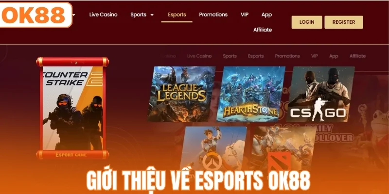 Esports OK88 | Trải Nghiệm Thể Thao Điện Tử Đỉnh Cao